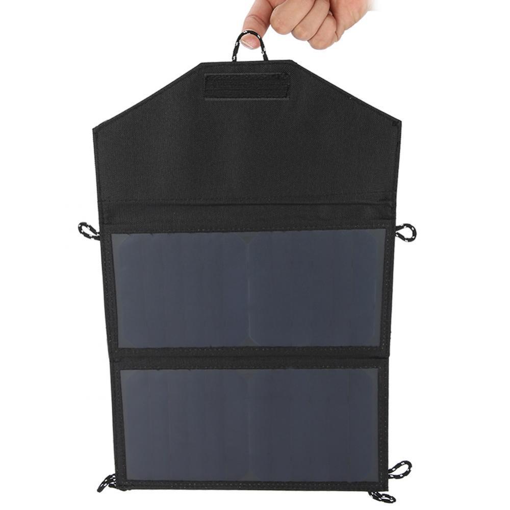 14W 5V Folding Solar Panel Battery Charger