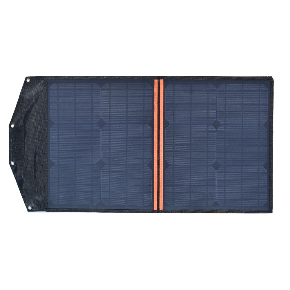 40W 18V Monocrystalline Folding Solar Panel Battery Charger with USB