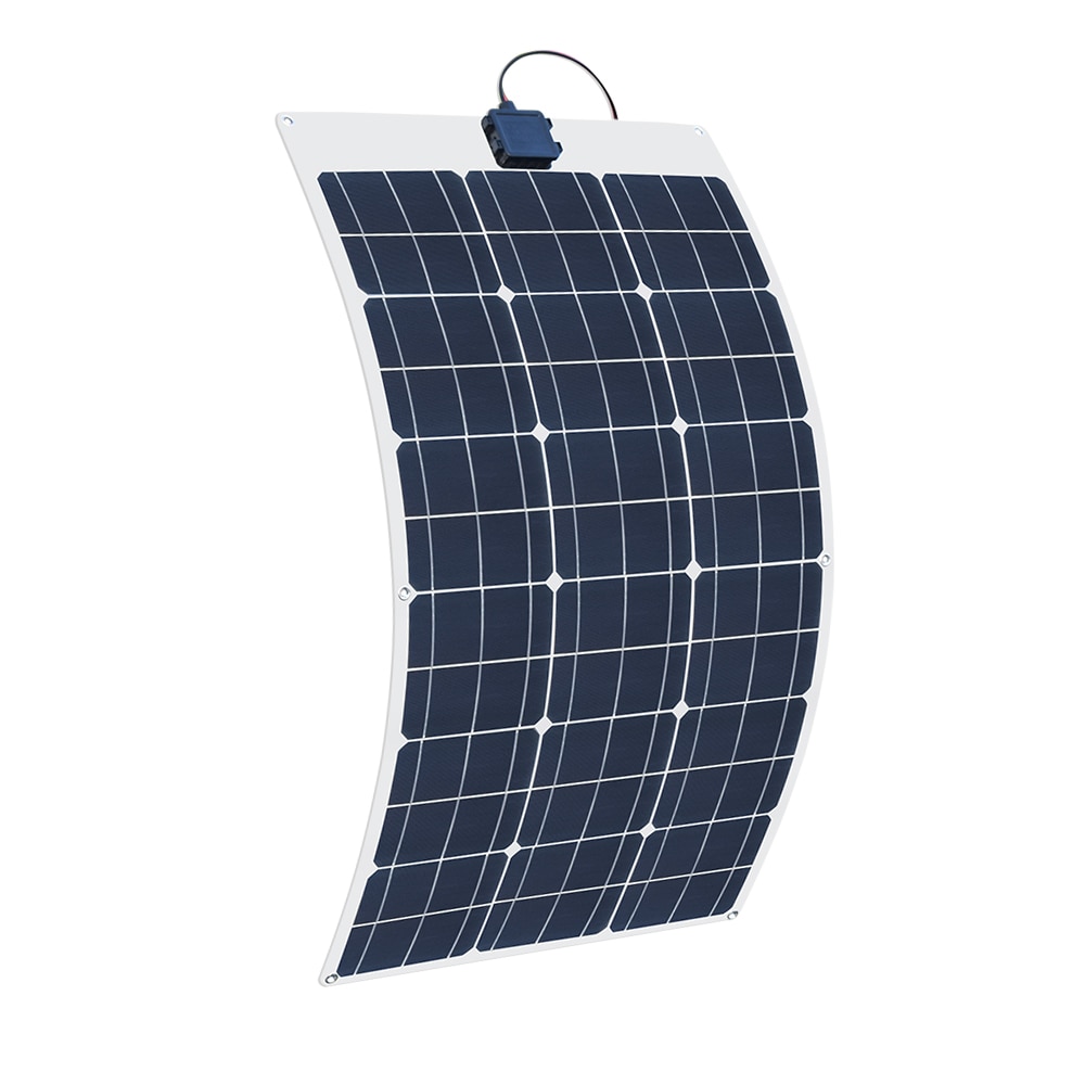 70W 18V Monocrystalline Flexible Solar Panel Battery Charger