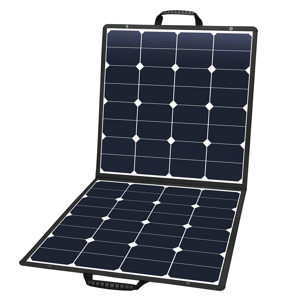 100W 18V Folding Solar Panel Battery Charger