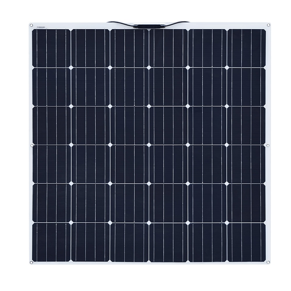 160W 12V Monocrystalline Flexible Solar Panel Battery Charger