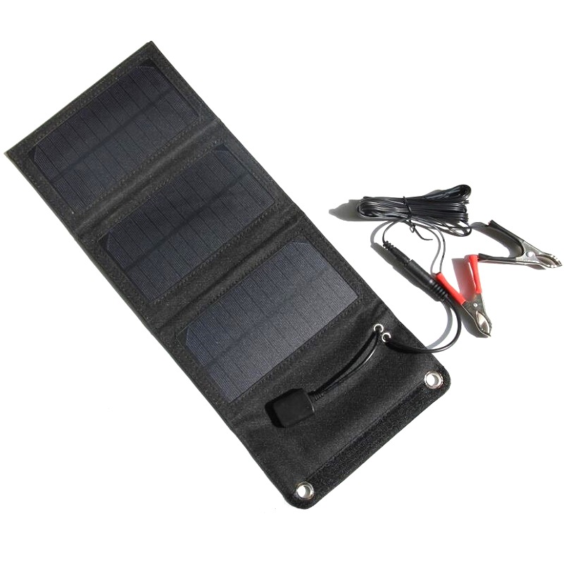 5W 5V Monocrystalline Folding Solar Panel Battery Charger
