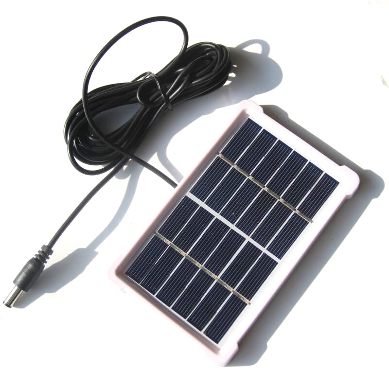 1W 6V Polysilicon Solar Panel Cell with Frame 3M Wire Battery Charger