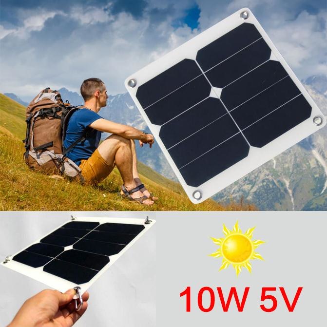 10W 5V Solar Panel Cell Battery Charger