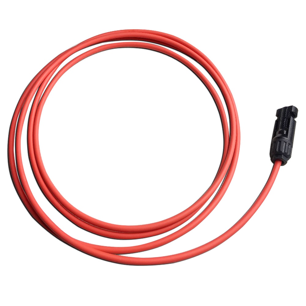 Cable Wire with MC4 Female and Male Connector Black+Red 1 Pair