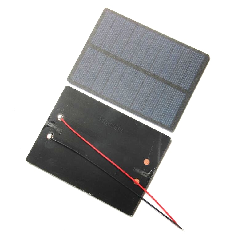 1.3W 5V Polysilicon PET Solar Panel Battery Charger