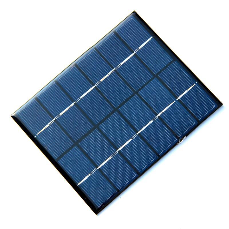 2W 6V Polysilicon Epoxy Solar Panel Cell Battery Charger