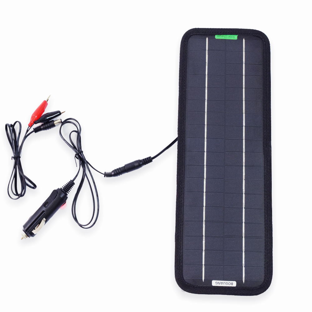 5W 18V Monocrystalline Solar Panel Battery Charger