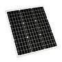 50W 18V Monocrystalline Glass Solar Panel Battery Charger