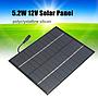 5.2W 12V Polysilicon Epoxy Solar Panel Cell Battery Charger