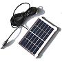 1W 6V Polysilicon Solar Panel Cell with Frame 3M Wire Battery Charger